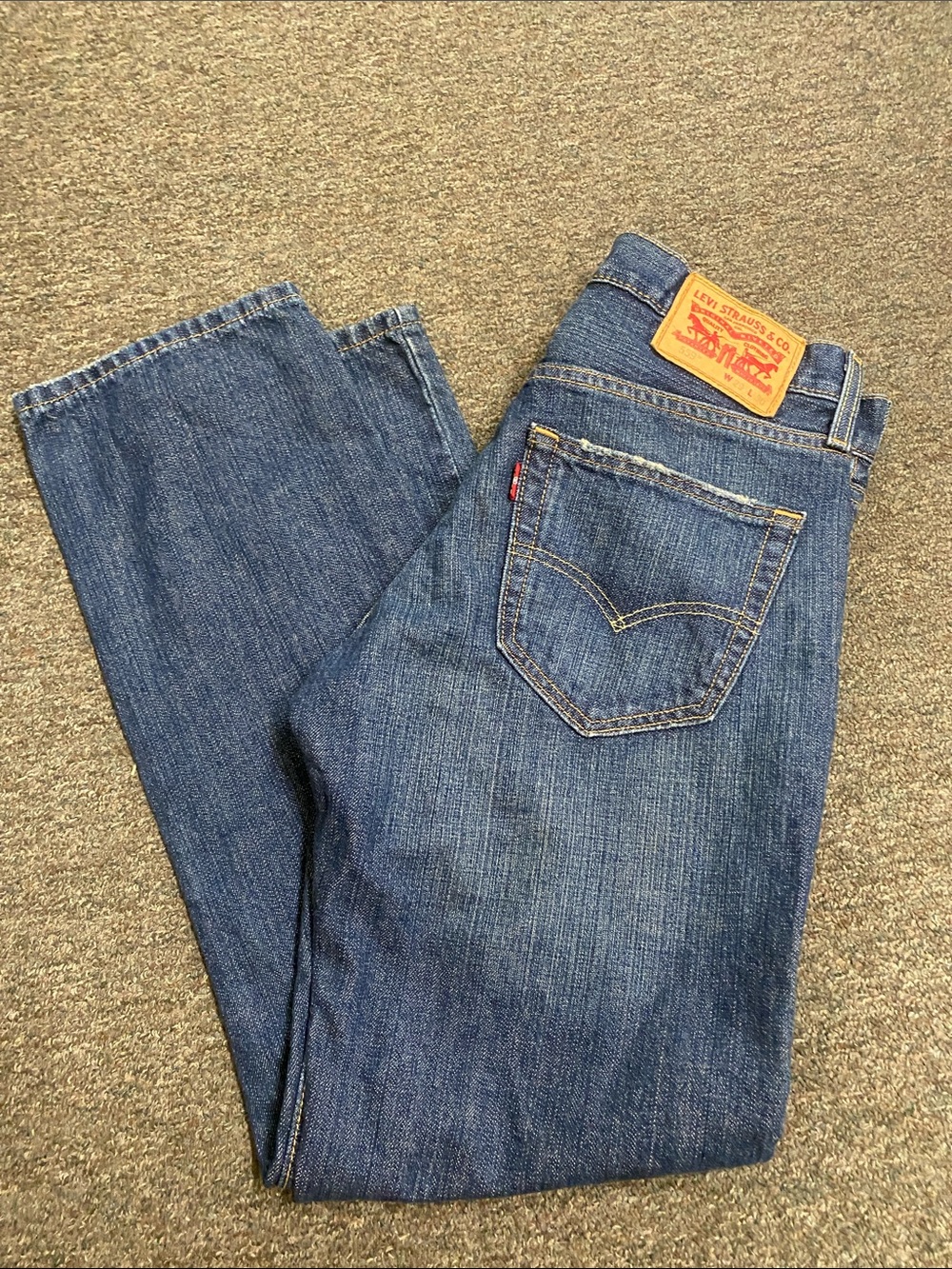 Levi's Men's Straight Blue Denim Jeans